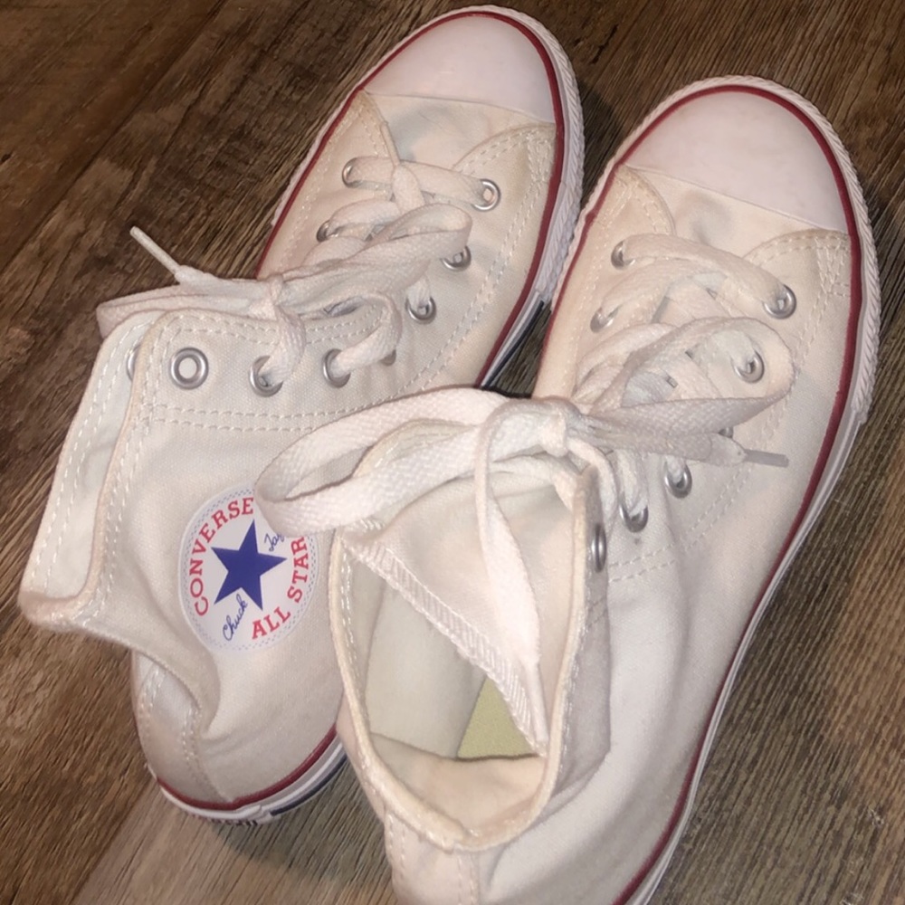 High Top White Converse